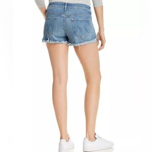 Mother Rascal Slit Flip Denim Short